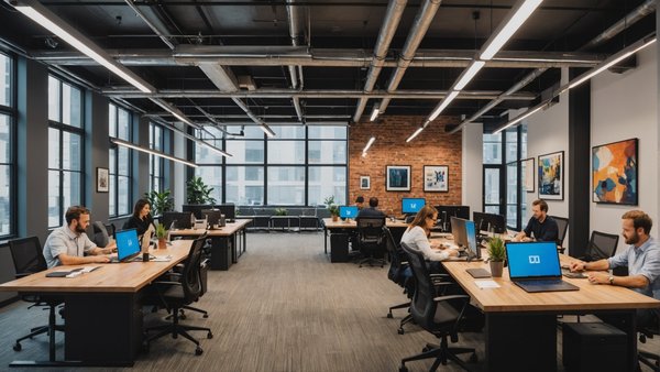 Quelle est la rentabilité d'un immeuble de bureaux converti en espaces de coworking dans un quartier d'affaires secondaire ?